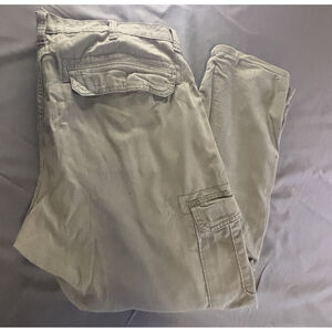 Wrangler Regular Taper Men’s Olive Stretch Cargo Pants 38x30